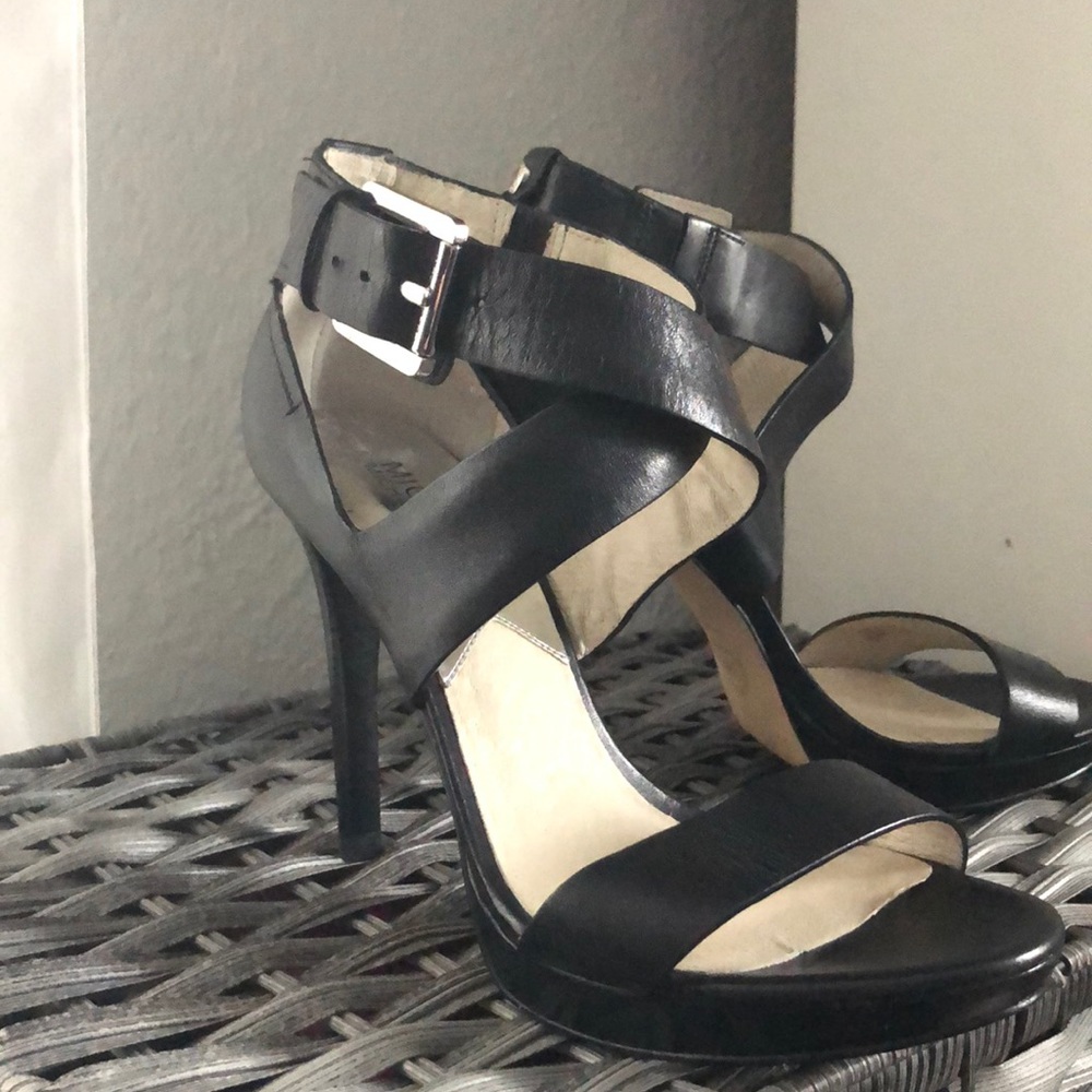 Michael Kors leather stilettos! Never worn!